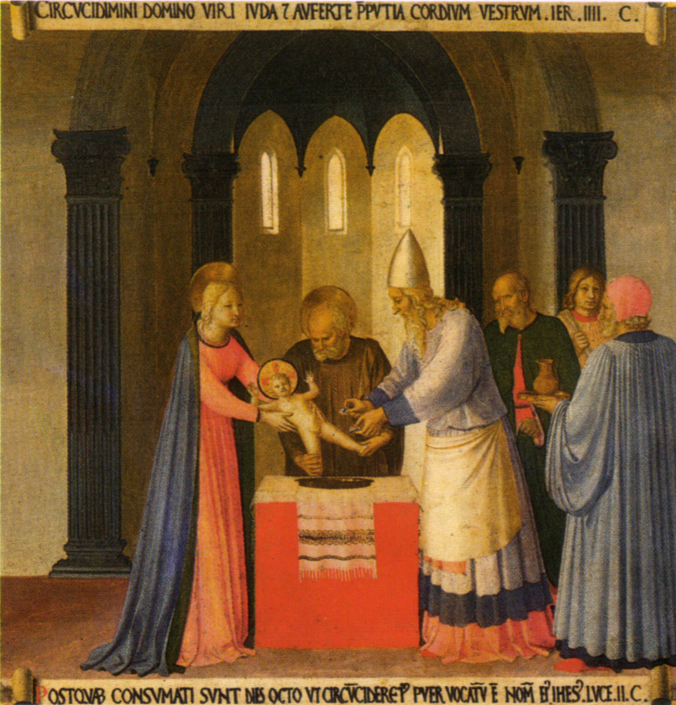 Fresco of the Circumcision of Christ by Fra Angelico